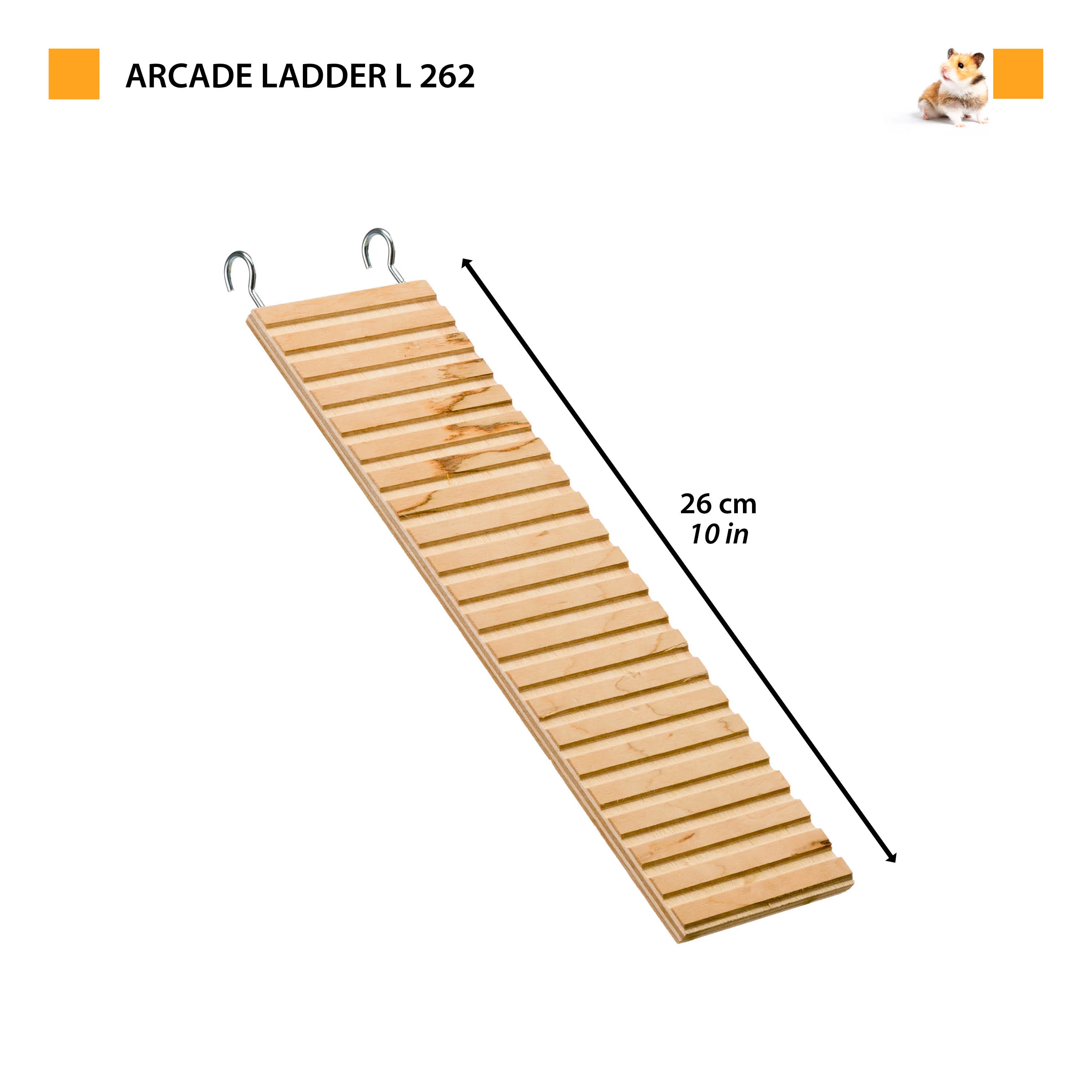 ARCADE LADDER Wooden toy for hamsters and small animals - Image 2