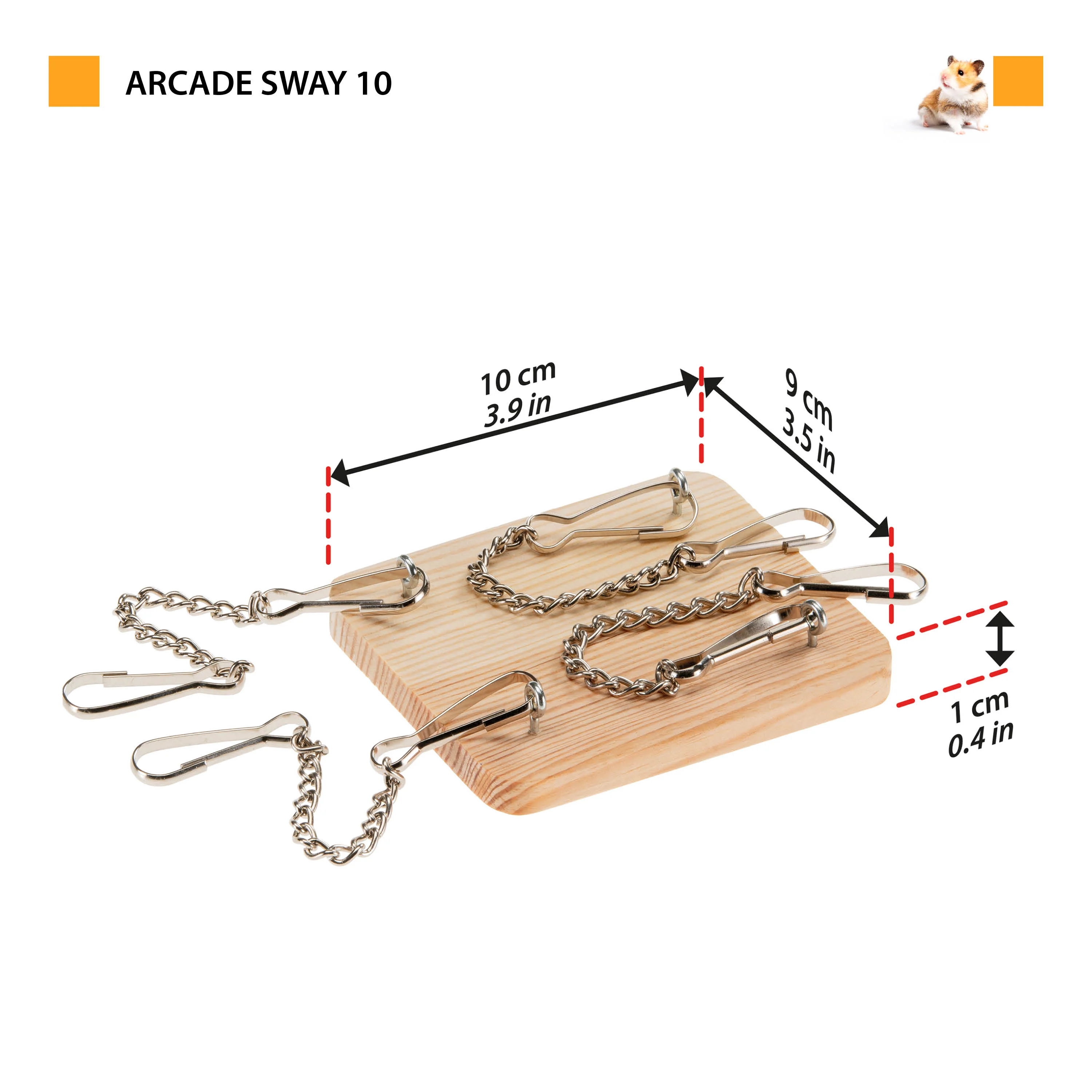 ARCADE SWAY Wooden toy for small animals - Image 2