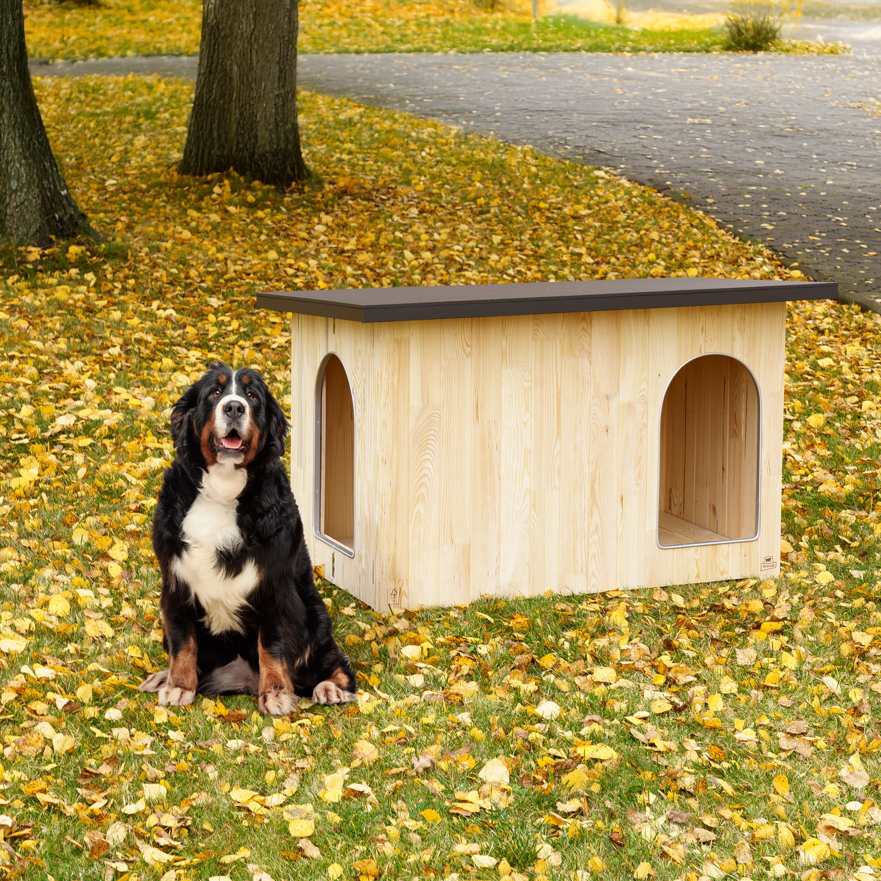 CLICKO wooden dog kennel - Image 20