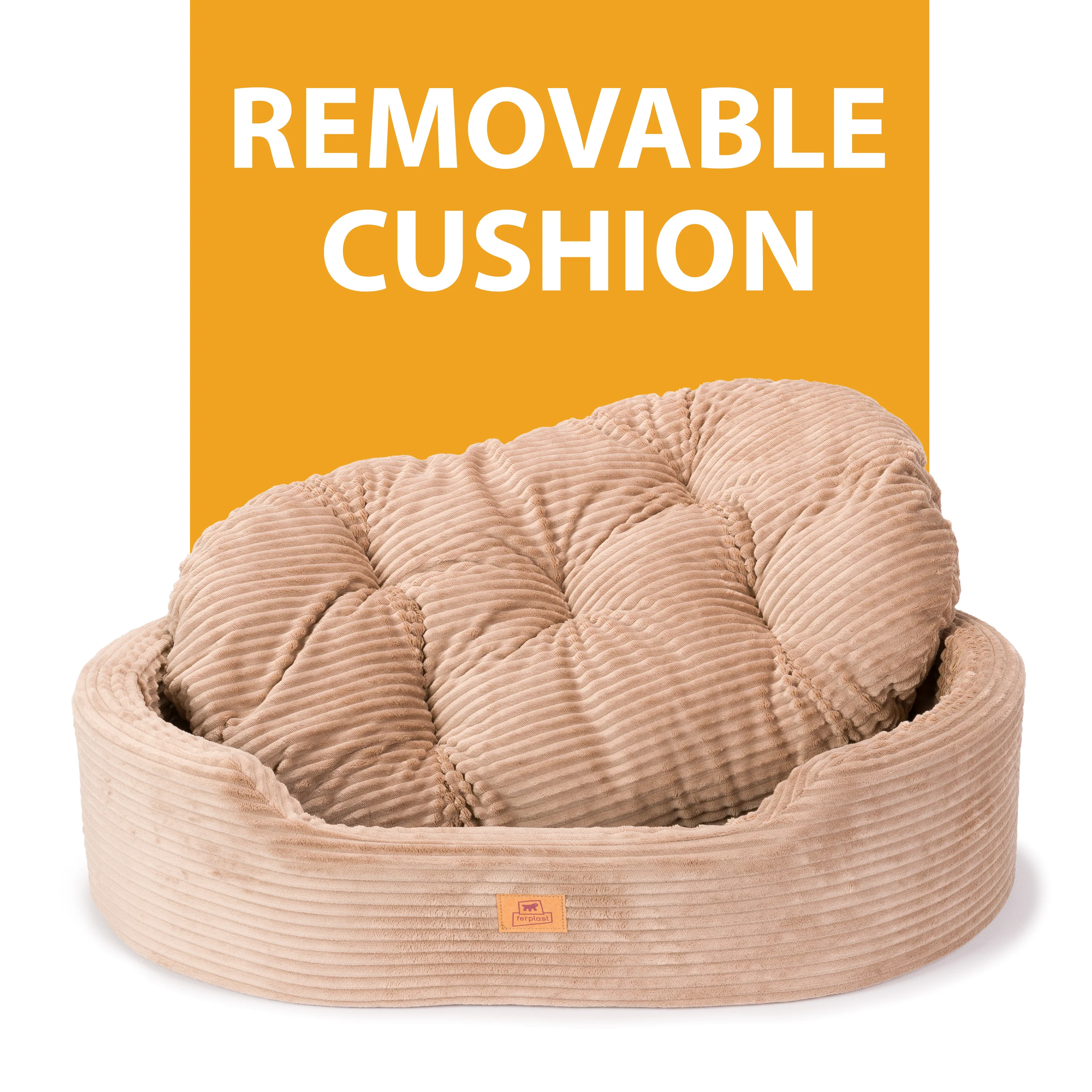 DANDY CORDUROY Sofa-style bed with removable cushion for dogs and cats - Image 7