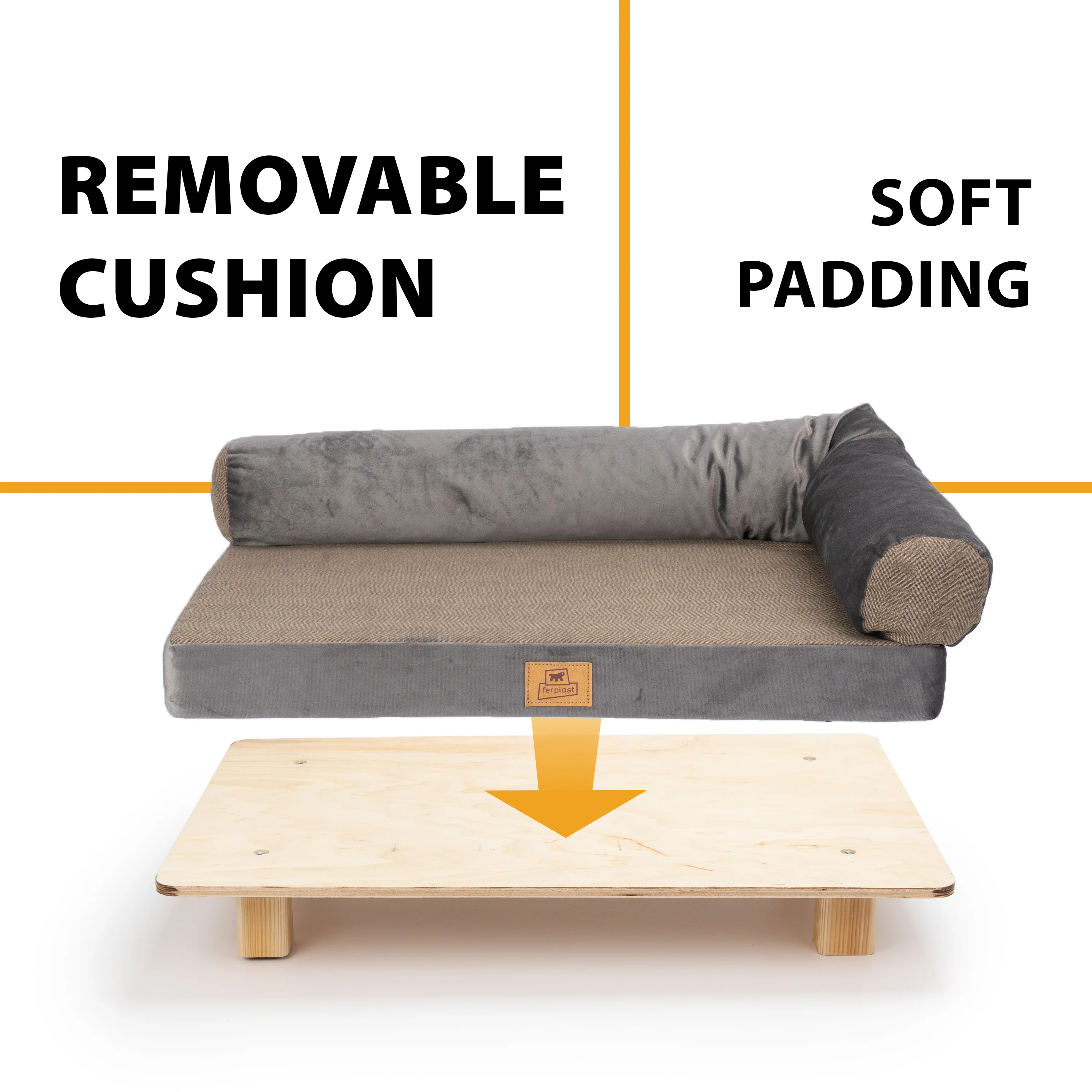 HARU Wooden Dog and Cat Bed - Image 7