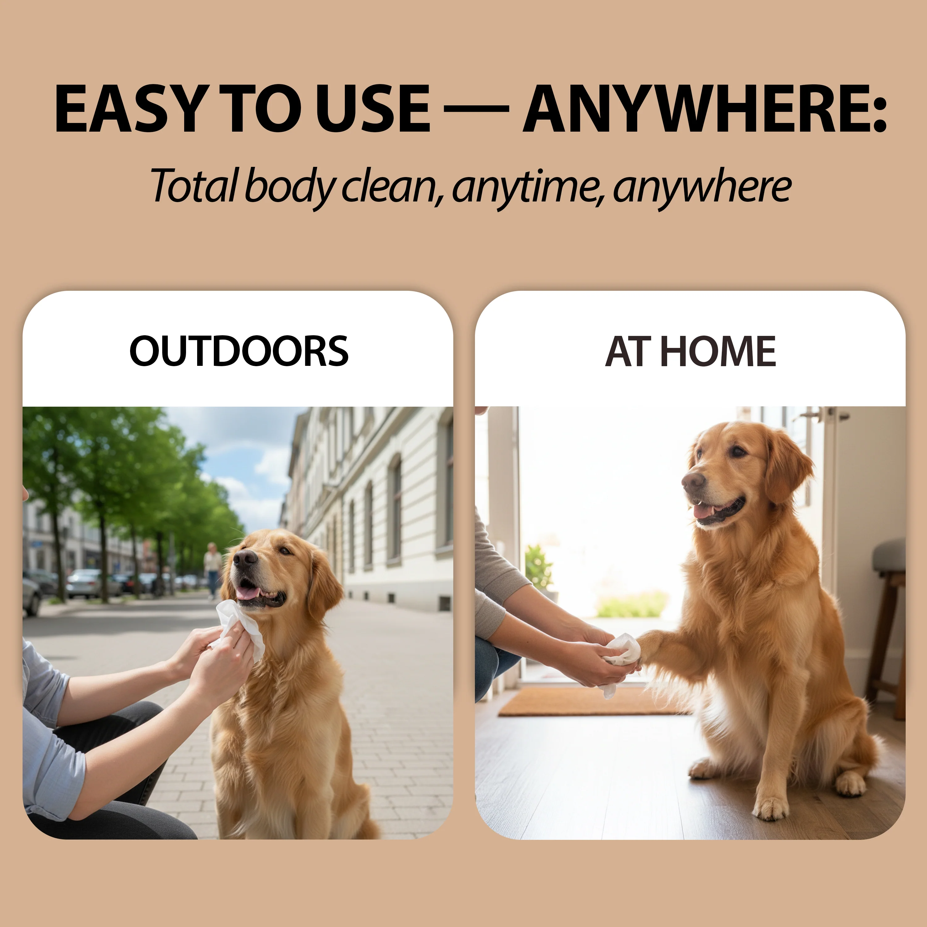 TALC DOG AND CAT WIPES NATURÉ (X40) - Image 5