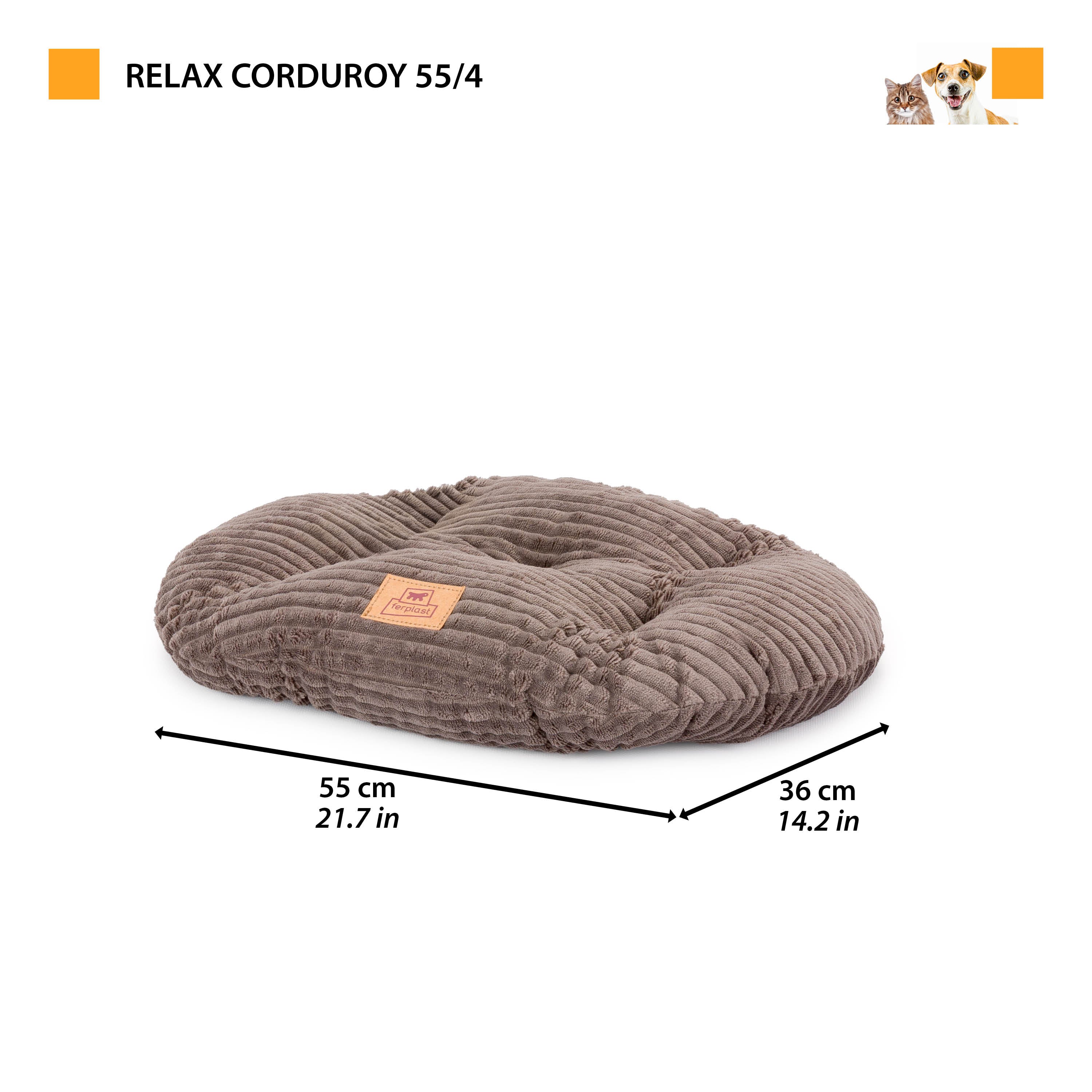 RELAX CORDUROY Oval cushion for dogs and cats - Image 17