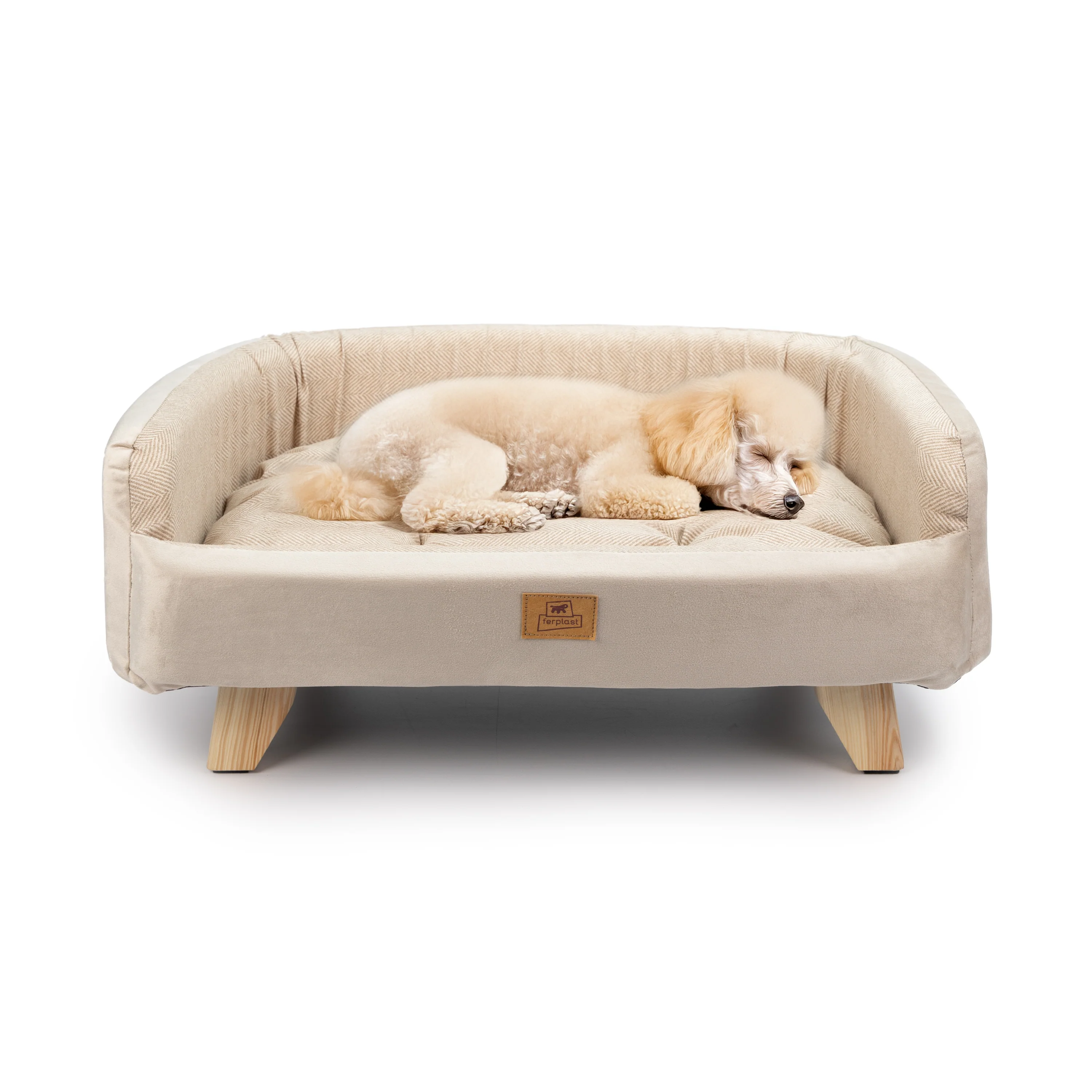 YUKI Wooden Dog and Cat Bed - Image 12